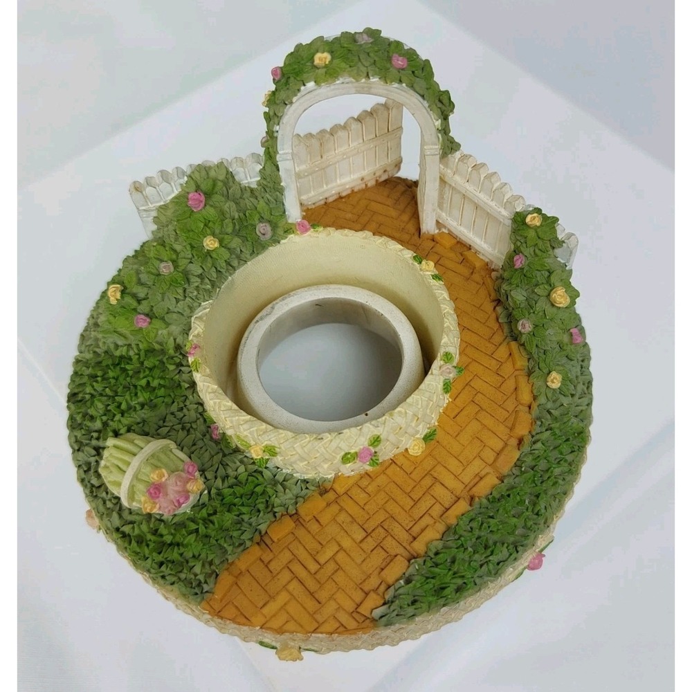 Our America By Yankee Candle Capper Topper Summer Garden 3 7/8"x3"